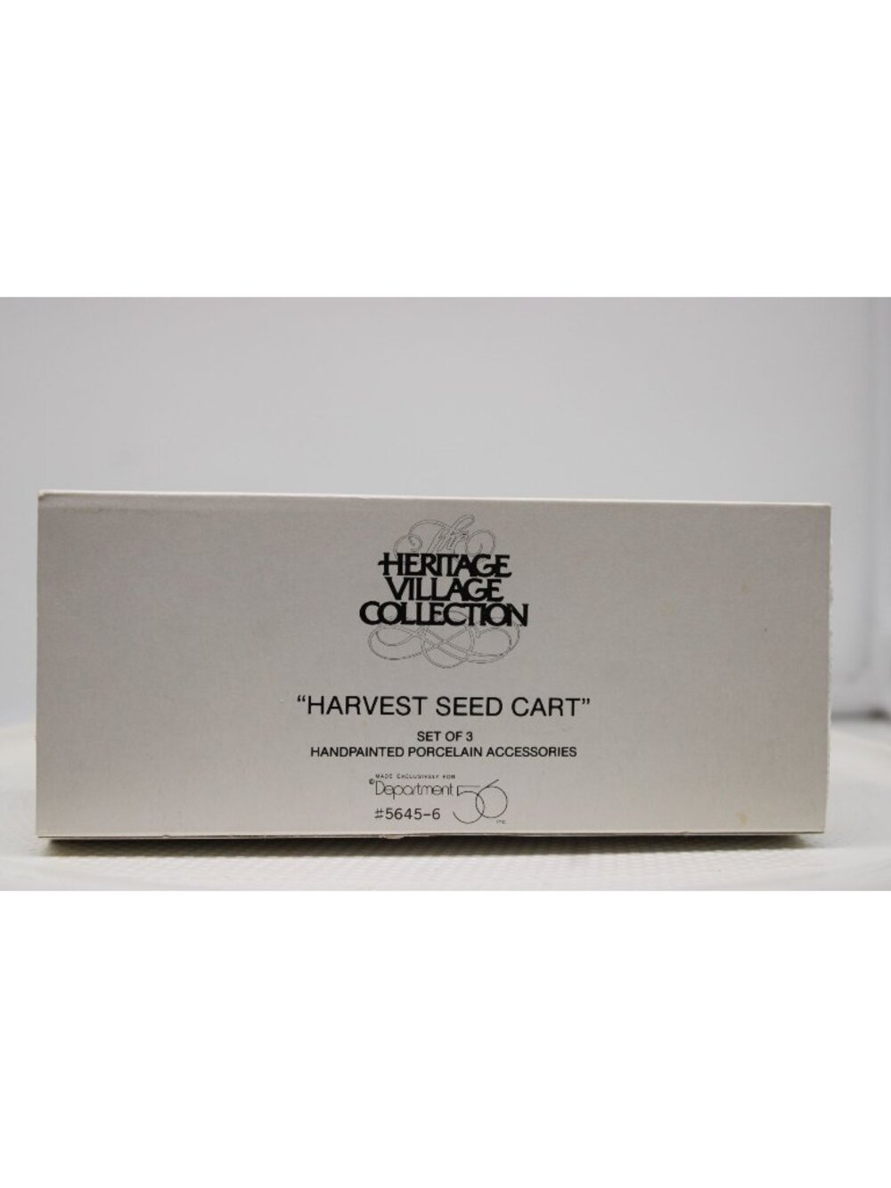 Dept 56 Dickens Village - Harvest Seed Cart, Set of 3